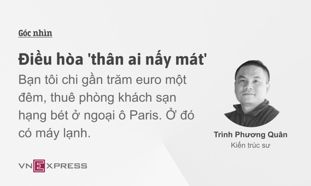 Điều hòa ‘thân ai nấy mát’